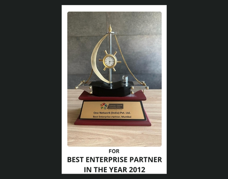Best Enterprise Partner In The Year 2012